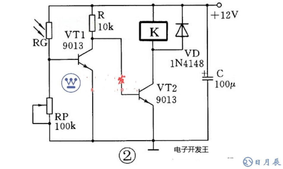 三極管組成的光控開關電路原理圖_四款光控開關電路圖